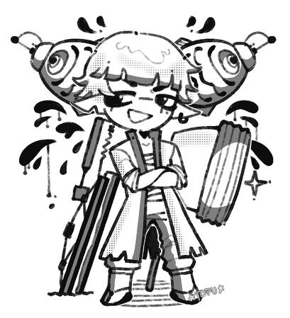 Monochrome Chibi Monochrome Chibi